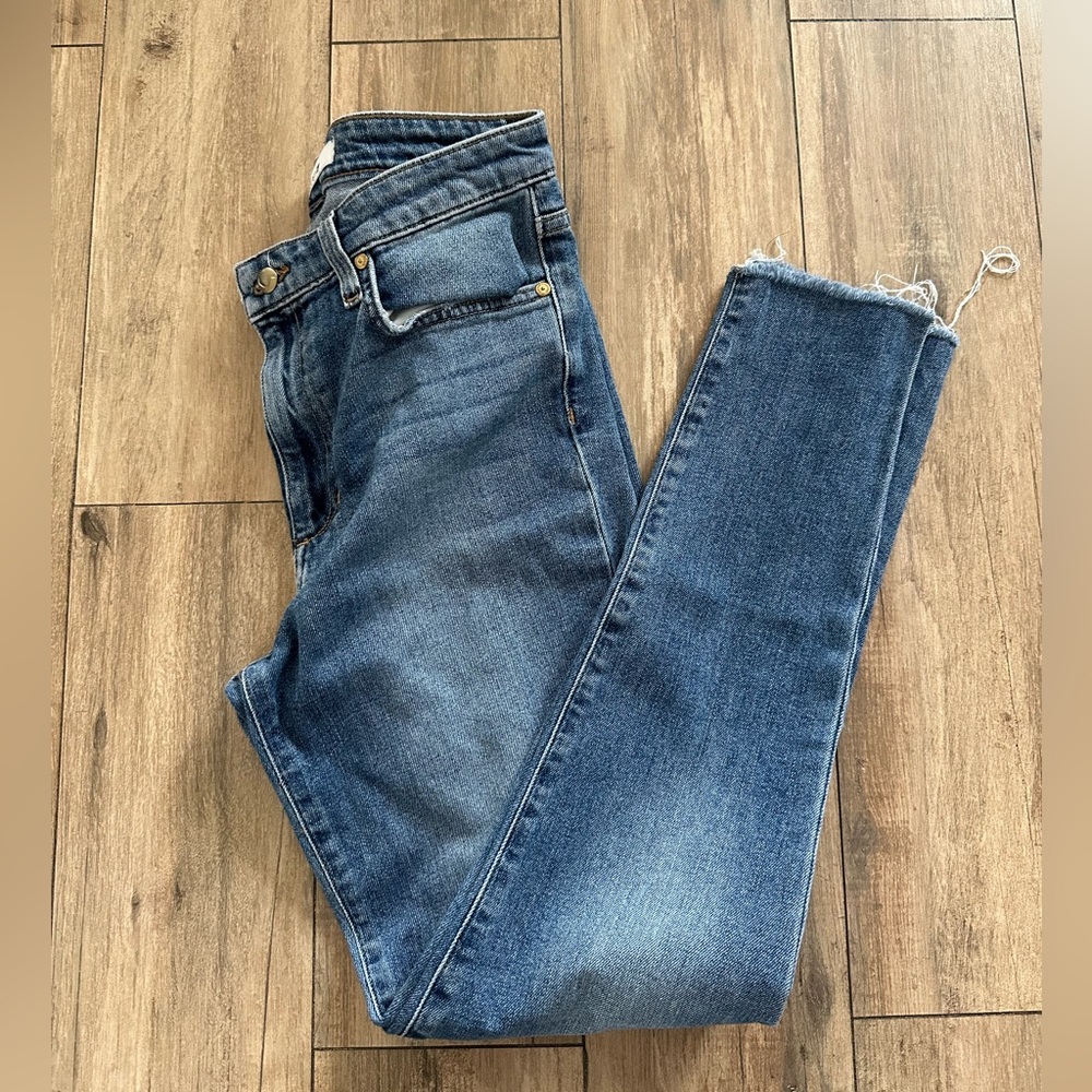 Joe's Jeans Distressed Blue Skinny Jeans
